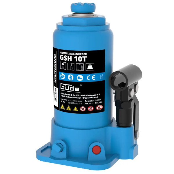 Hydraulický zvedák GÜDE GSH 10T - nosnost 10000 kg